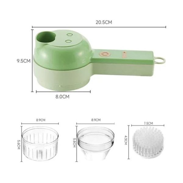 FoodProcessor, 5-delni kuhinjski set za sekljanje, rezanje, lupljenje in čiščenje