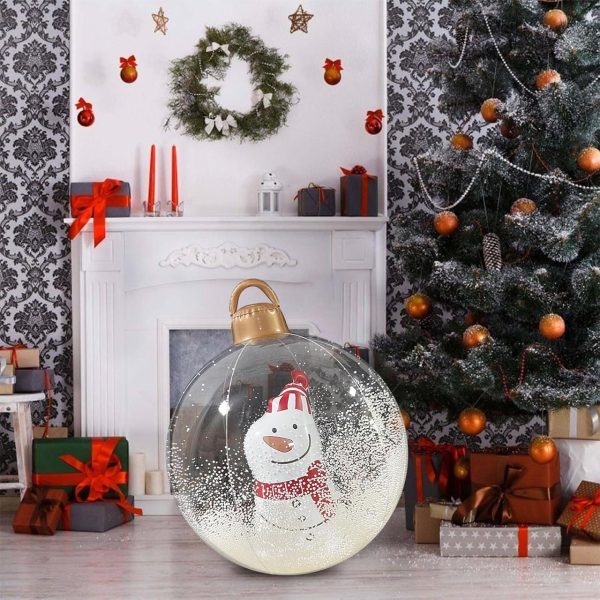 GlowySnowy, božična krogla z motivom snežaka in lučko