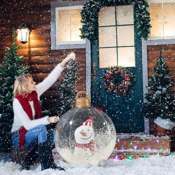 GlowySnowy, božična krogla z motivom snežaka in lučko