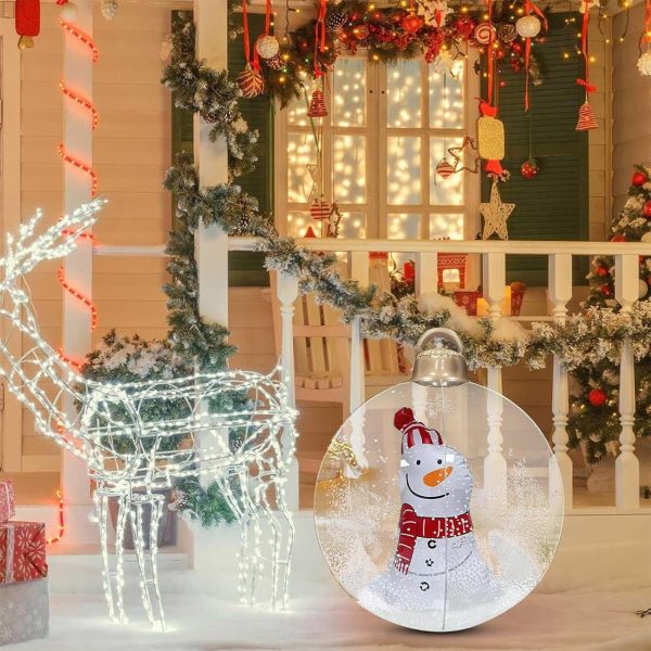 GlowySnowy, božična krogla z motivom snežaka in lučko