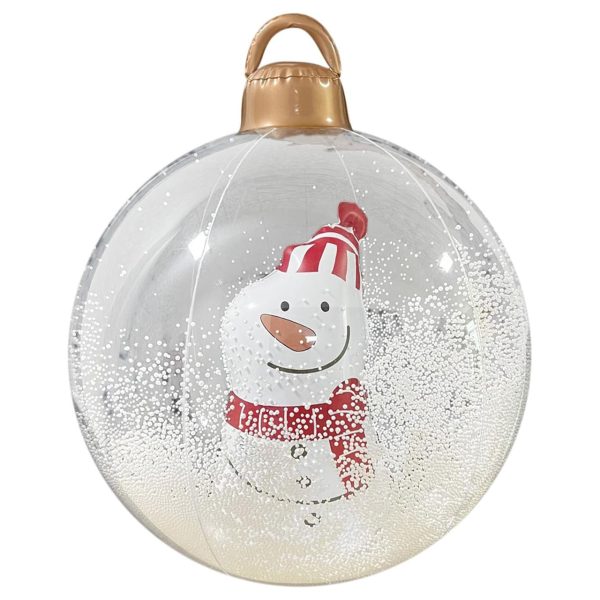 GlowySnowy, božična krogla z motivom snežaka in lučko