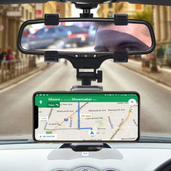 RearHolder, držalo za telefon, ki ne ovira pogleda na cesto
