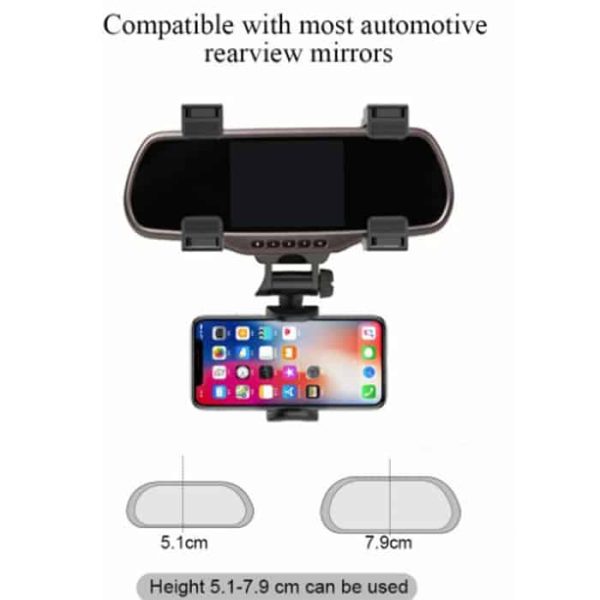 RearHolder, držalo za telefon, ki ne ovira pogleda na cesto