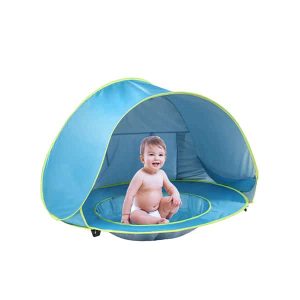 BabyTent, otroški šotor z UV zaščito in bazenom