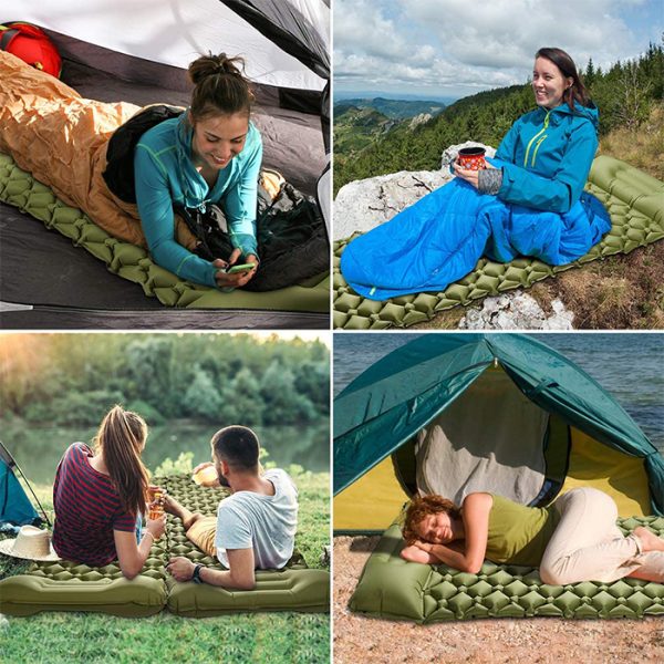 SleepMat, napihljiva blazina z vzglavjem
