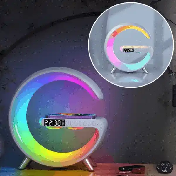 MoonCharge– eleganten brezžični polnilec in ambientalna lučka v enem