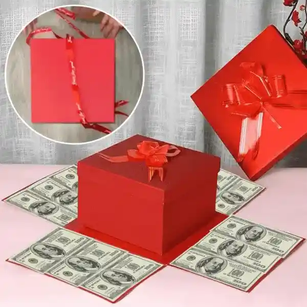 MisteryGift, večplastna darilna škatla