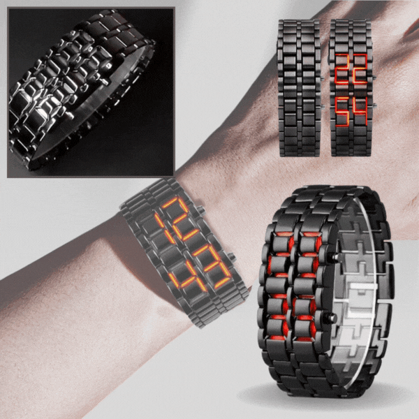 WATCHAIN-TST, TechTime LED zapestna ura
