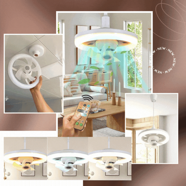FANLIGHT, Ventilator z LED svetilko