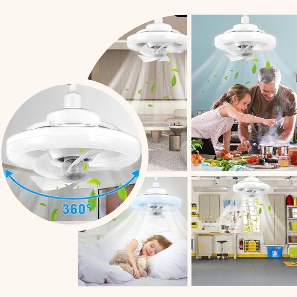 FANLIGHT, Ventilator z LED svetilko