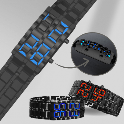 WATCHAIN-TST, TechTime LED zapestna ura