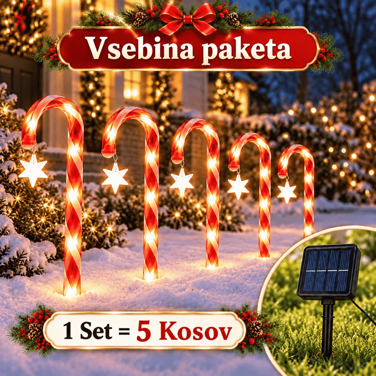 Kouzelná vánoční dekorace do zahrady