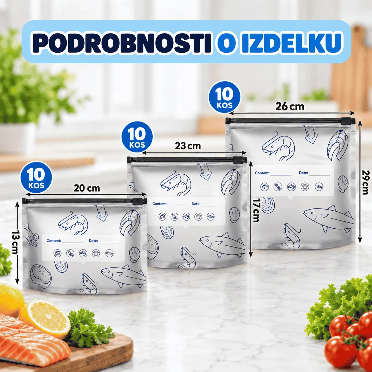 Vhodné do chladničky aj mrazničky