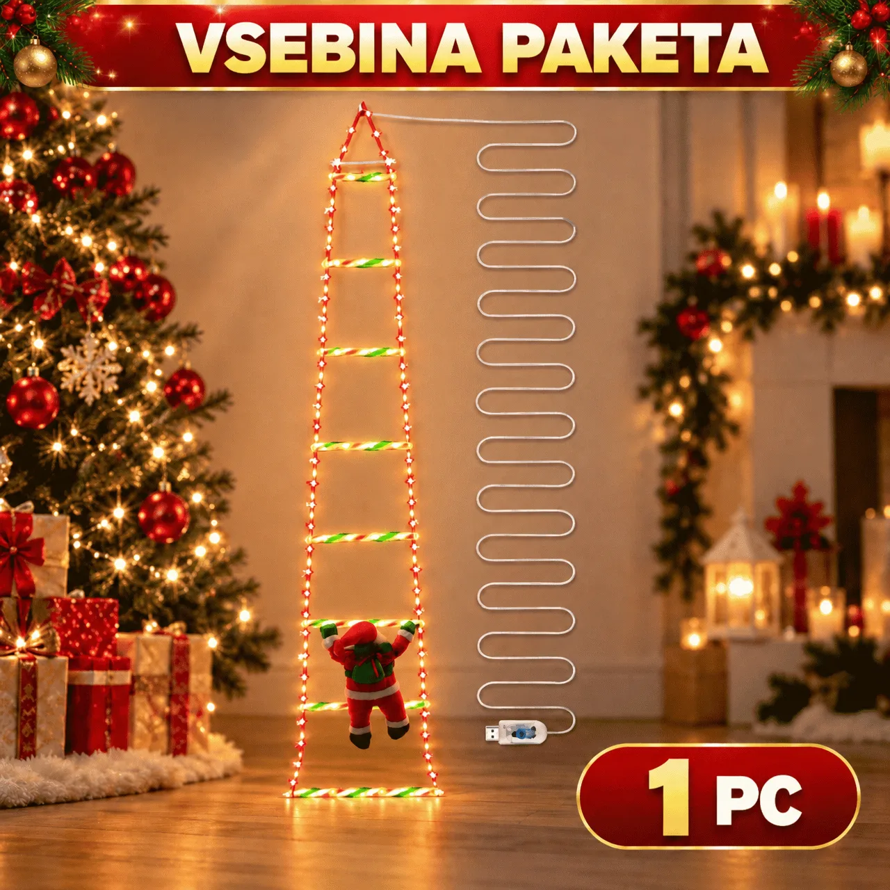 Santa Claus vdechne vánoční atmosféře život